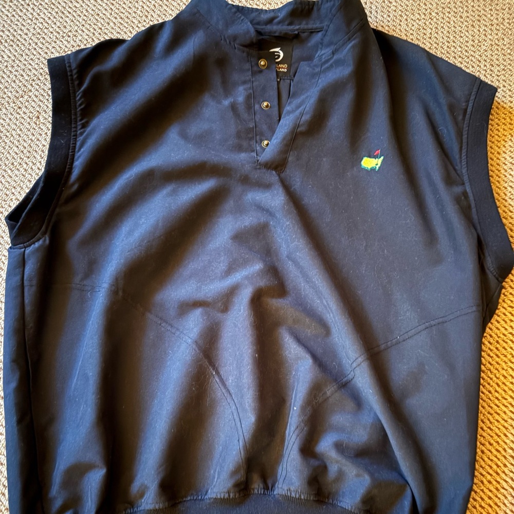 Masters rain vest.